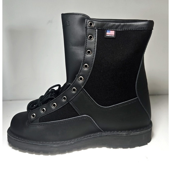 Danner Men Acadia 8 Inch 21210 Black Leather Lace-Up Boots Size 12 wide - Picture 3 of 10